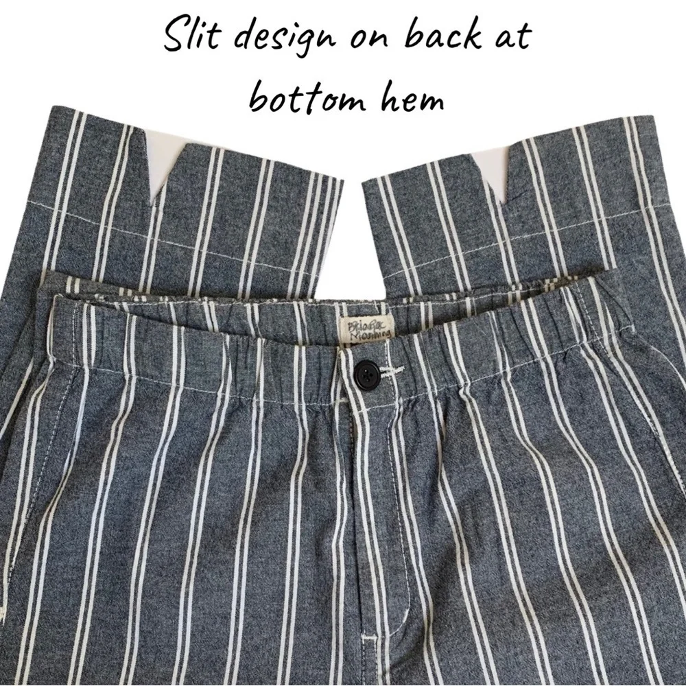 Brandy Melville Blue & White Striped Tilden Pant - Picture 10 of 12